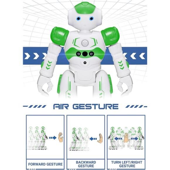 RC Robot Toys for Kids,Gesture & Sensing Remote Control Robot for 4 5 6 7 8 Year - Picture 3 of 8